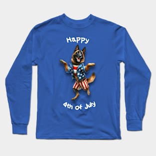 Happy 4th of July - Malinois Long Sleeve T-Shirt